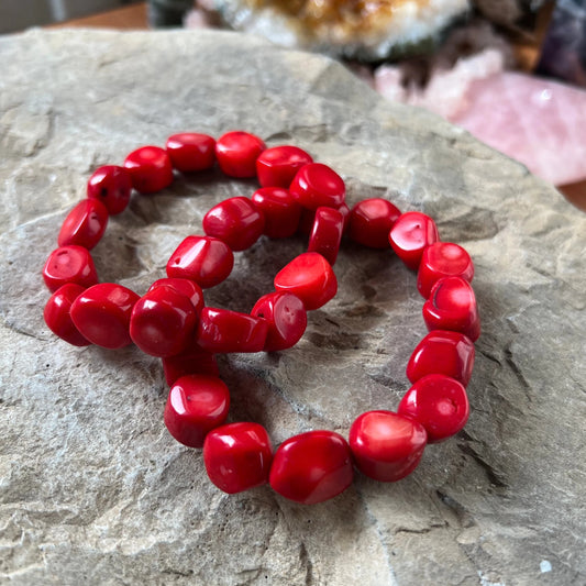 Red Coral Bracelet - Spirit & Stone