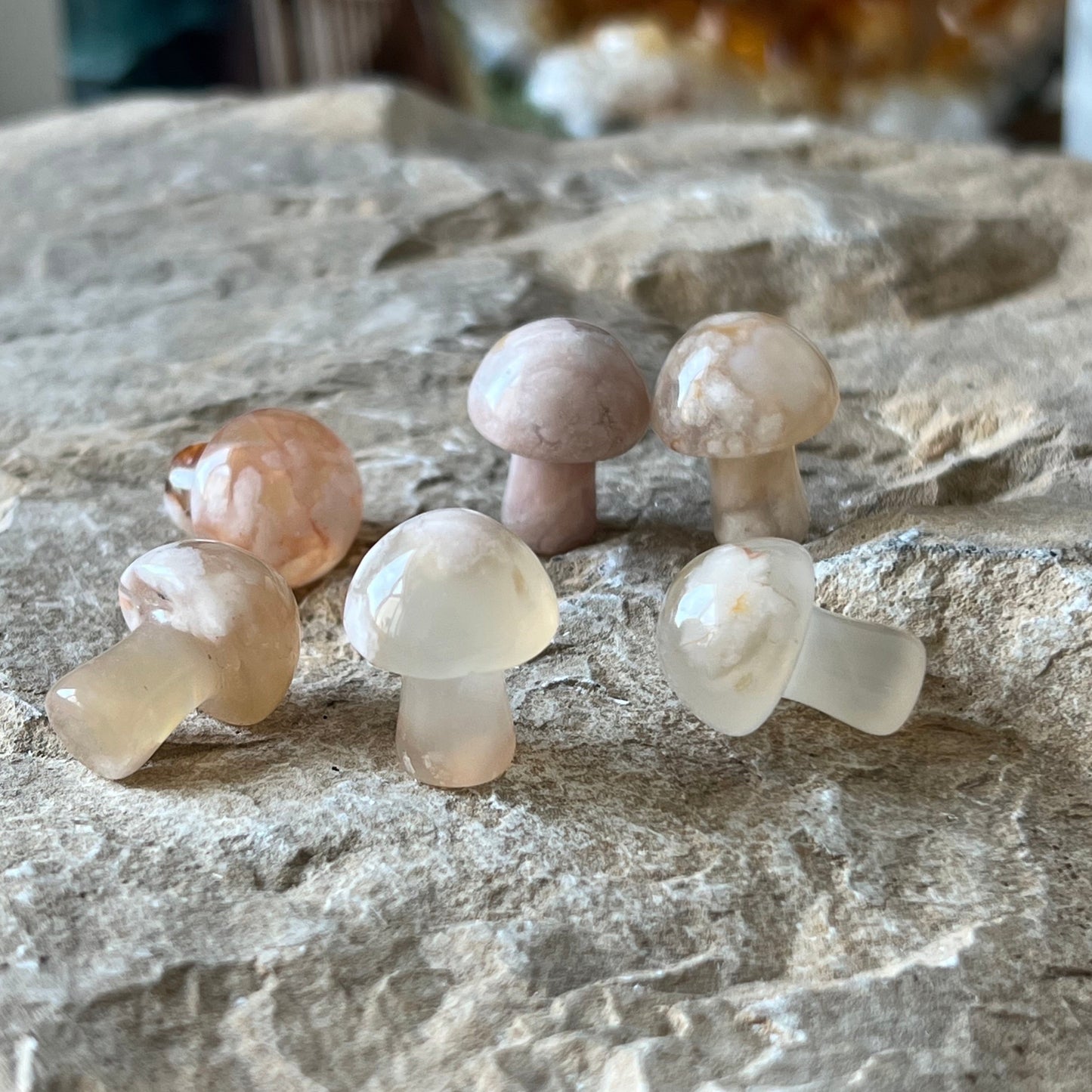 Mini Crystal Mushrooms - Spirit & Stone